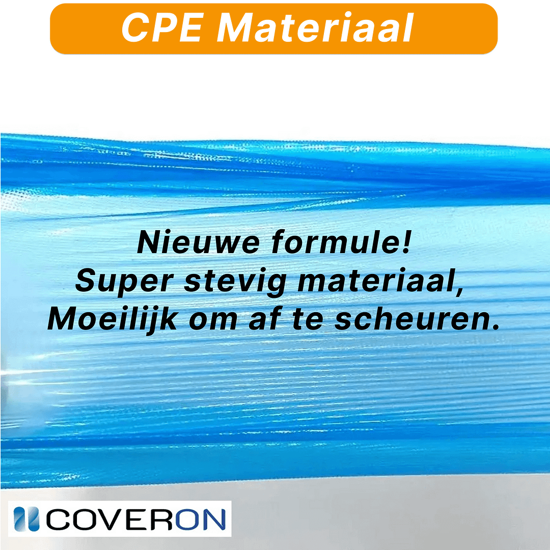 100 Stuks Stevige Schoenhoesjes 40 MU CPE in doos - Afbeelding 5