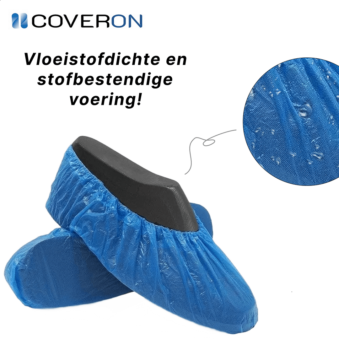 100 Stuks Stevige Schoenhoesjes 40 MU CPE in doos - Afbeelding 3